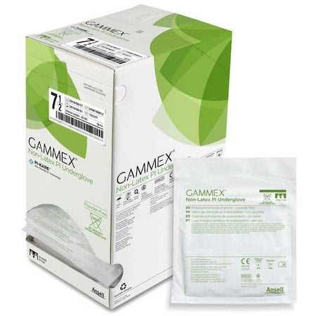 Gammex(R), Disposable Gloves, Not Applicable Palm, Polyisoprene, Powder-Free, S ( 7 ), 50 PK, White