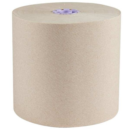 Scott Essential 100% Recycled Brown Hard Roll Towels. Purple Core Dispensers, 700'/Roll/6 Rolls/Case