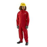 6667x Coveralls, Polyester, 31 in Inseam, Red