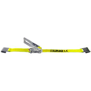 Tiedown, RtchtStrapAsmbly, 3300 lb, Flat Hk, Color: Yellow