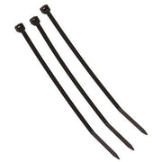 Cable Tie, 4 in L, 3/4 in Max Bundle Dia., Black, Nylon 6/6, 18 lb Strength, 1000 PK