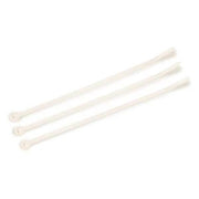 Cable Tie, 6 in L, 1-1/4 in Max Bundle Dia., Natural, Nylon 6/6, 40 lb Strength, 1000 PK
