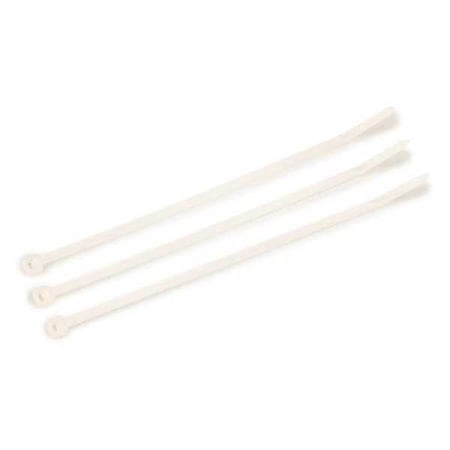 Cable Tie, 6 in L, 1-1/4 in Max Bundle Dia., Natural, Nylon 6/6, 40 lb Strength, 1000 PK
