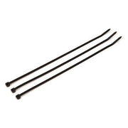 Cable Tie, 11 in L, 3 in Max Bundle Dia., Black, Nylon 6/6, 50 lb Strength, 1000 PK