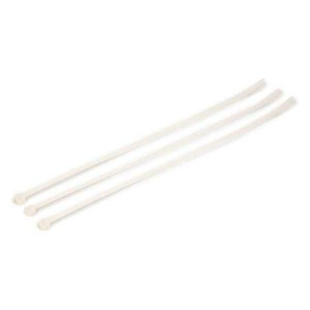 Cable Tie, 11 in L, 3 in Max Bundle Dia., Natural, Nylon 6/6, 50 lb Strength, 1000 PK