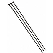 Cable Tie, 15 in L, 4 in Max Bundle Dia., Black, Nylon 6/6, 120 lb Strength, 500 PK
