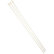 Cable Tie, 15 in L, 4 in Max Bundle Dia., Natural, Nylon 6/6, 50 lb Strength, 1000 PK