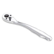 3/8" Drive 72 Geared Teeth Mini Head Quick Release Ratchet,3/8", Chrome