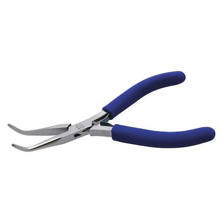 Pliers Bent,Nose,6" Long Smooth Jaws