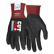 Cut Resistant Coated Gloves, Cut Level A2 ,Dipped ,Foam Nitrile ,Sandy ,XL 1 PR