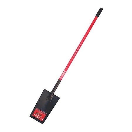Spade, Edging and Planting Shovel, 12 ga. Steel Blade, Fiberglass Handle