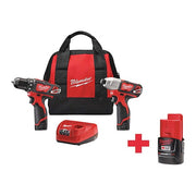 M12 Cordless 2-Tool Combo Kit + M12 CP2.0 Battery