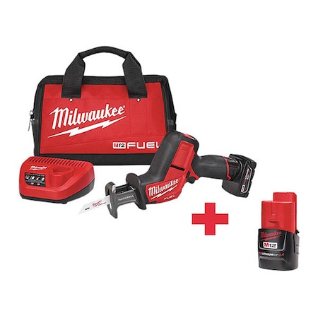 M12 FUEL HACKZALL Recip Saw Kit + M12 CP2.0 Battery