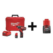 M12 1/4 in Hex 2-Speed Screwdriver Kit + M12 CP2.0 Battery
