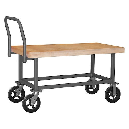 Work height platform truck, with maple top, 48 x 24