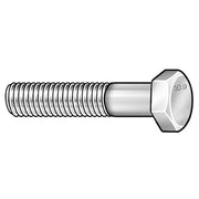 Class 10.9, M24-3.00 Hex Head Cap Screw, Zinc Yellow Steel, 90 mm L