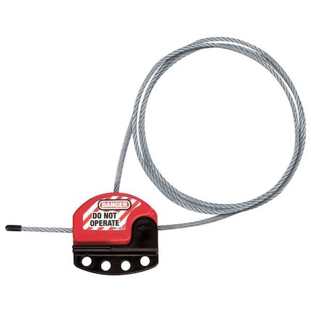 Adjustable Cable Lockout, 6ft (1.8m) Cable