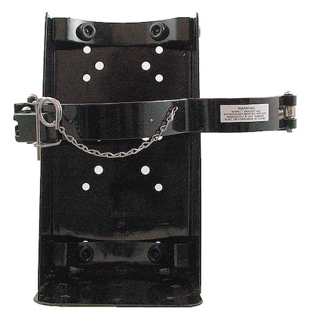 Fire Extinguisher Wall Hanger, Wall Bracket, Steel, For Tank Weight 10 to 15 lb