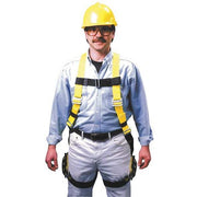DuraLite Full Body Harness, L/XL, 400 lb., Mating Chest/ Tongue Leg Straps, Back D-Ring