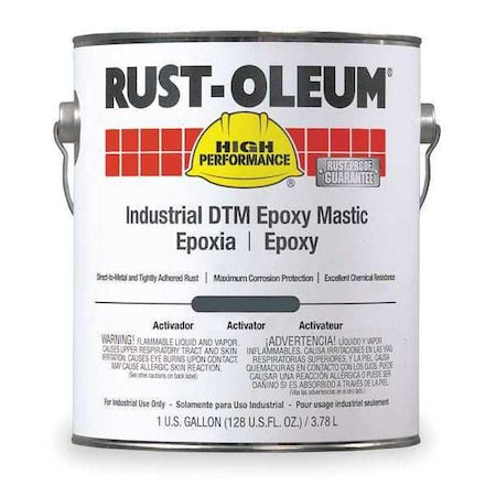 Epoxy Activator and Finish Kit, Navy Gray, Gloss, 1 gal, 9100 Series