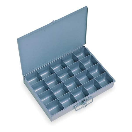 Steel, Compartment Drawer, 9 7/8 in D x 2 1/8 in H x 13 5/8 in W