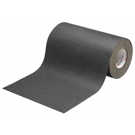 Anti-Slip Tape Mineral Coated 60 Grit Size, Black, 1 ft. W x 60 ft. L, 2.3 mil Thick