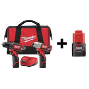 Cordless Combo Kit,12.0 V,2 Tools,3 Batt