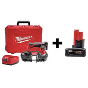 Portable Cordless Band Saw, 12 V, 27 in Blade Length, Includes Battery