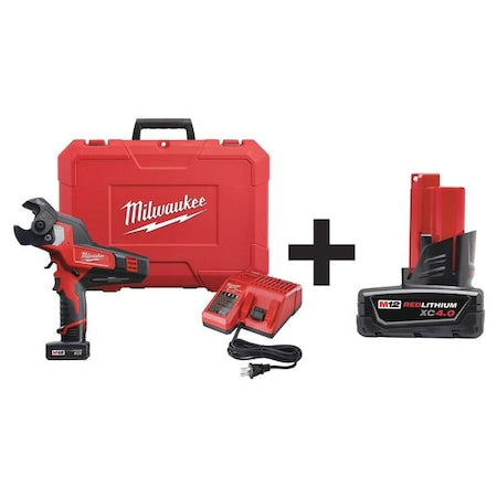 M12 600 MCM Cable Cutter Kit + M12 XC 4.0 Battery Pack