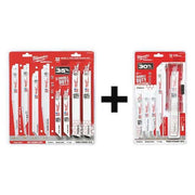 SAWZALL Demo and THIN KERF Blade Set 32 Pc + SAWZALL Demolition Blade Set, 12PC