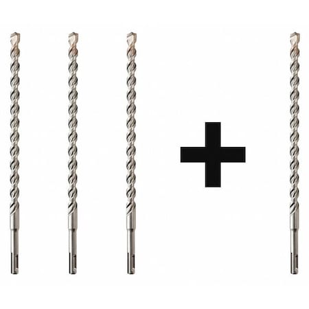 SDS-PLUS 2CT 1/2" X 8" X 10"