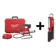 Cordless Grease Gun Kit,With Stick Light