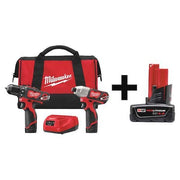 M12 Cordless 2-Tool Combo Kit + M12 XC 4.0 Battery Pack