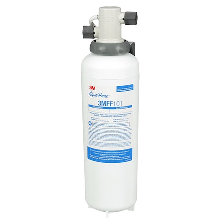 Water Filter System, 2.5 gpm, 0.2 Micron, 4-1/2" O.D., 16 in H