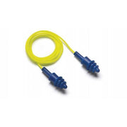 Reusable Rubber Vinyl Ear Plugs, Flanged Shape, 26 dB, 100 PK