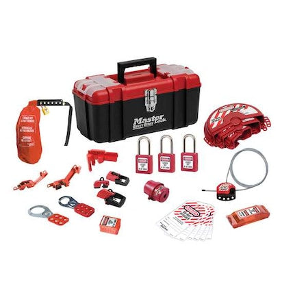 Personal Safety Lockout Pouch,Red