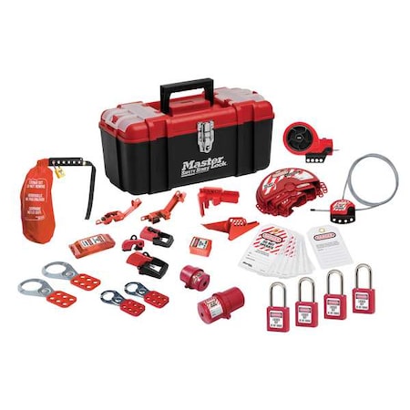 Personal Safety Lockout Pouch,Red