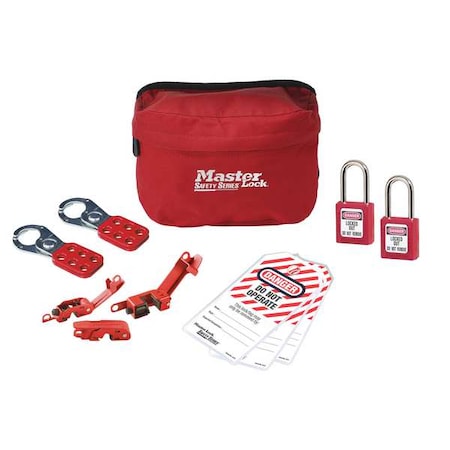 Compact Safety Lockout Pouch, Electrical