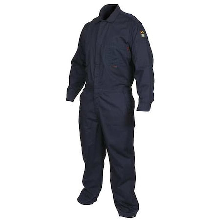 Coverall, 8.7 cal/sq cm ATPV, M, MaxComfort(TM), Snap Closure, Zipper Closure