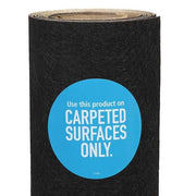 Carpet Protection Mat, Polyester, Black, 3 ft W x 50 ft L