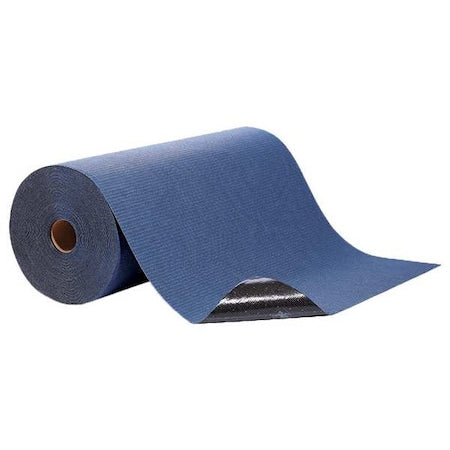 Paint Booth Mat, 32 in x 150 ft, Paints, Solvents, Stains, Blue, Polypropylene