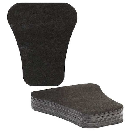 Adhesive Backed Urinal Mat,PP,PK50