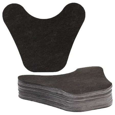 Adhesive Backed Toilet Floor Mat,PP,PK50
