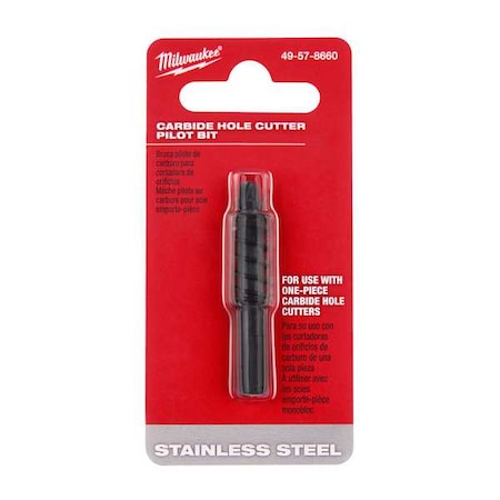 Pilot Bit for One-Piece Carbide Hole Cutters