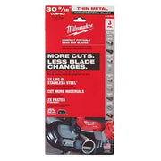 30-9/16 in. 12/14 TPI Compact Extreme Thin Metal Band Saw Blades, 3-Pack