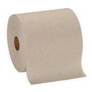 Pacific Blue Basic Hardwound Paper Towels, 1 Ply, Continuous Roll Sheets, 1,000 ft, Brown, 6 PK
