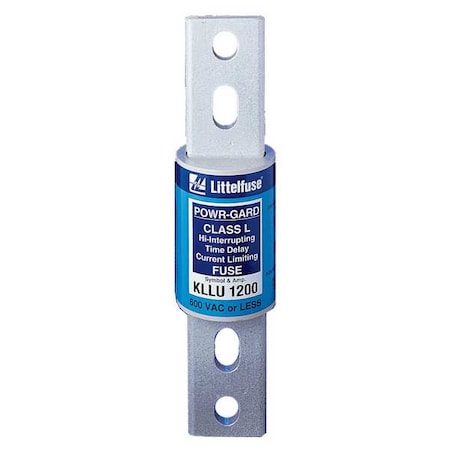 UL Class Fuse, KLLU Series, Time-Delay, 1400A, 600V AC, 200kA at 600V AC, 20kA at 300V DC