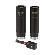 3 pc. SHOCKWAVE Impact Duty 1/2 in. Drive SAE Deep Well 6 Point Socket Set