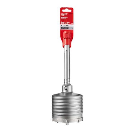 4 in. x 11-3/8 in. One Piece SDS-MAX Masonry Core Bit