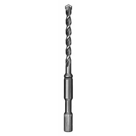 1/2 in. x 10 in. 2-Cutter Spline Rotary Hammer Drill Bit